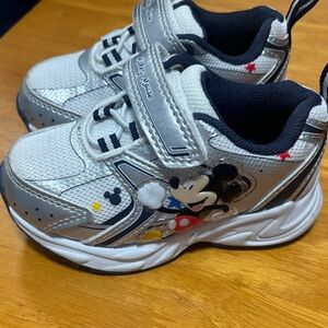 Disney Mickey Mouse Kids Sneakers - White and Gray